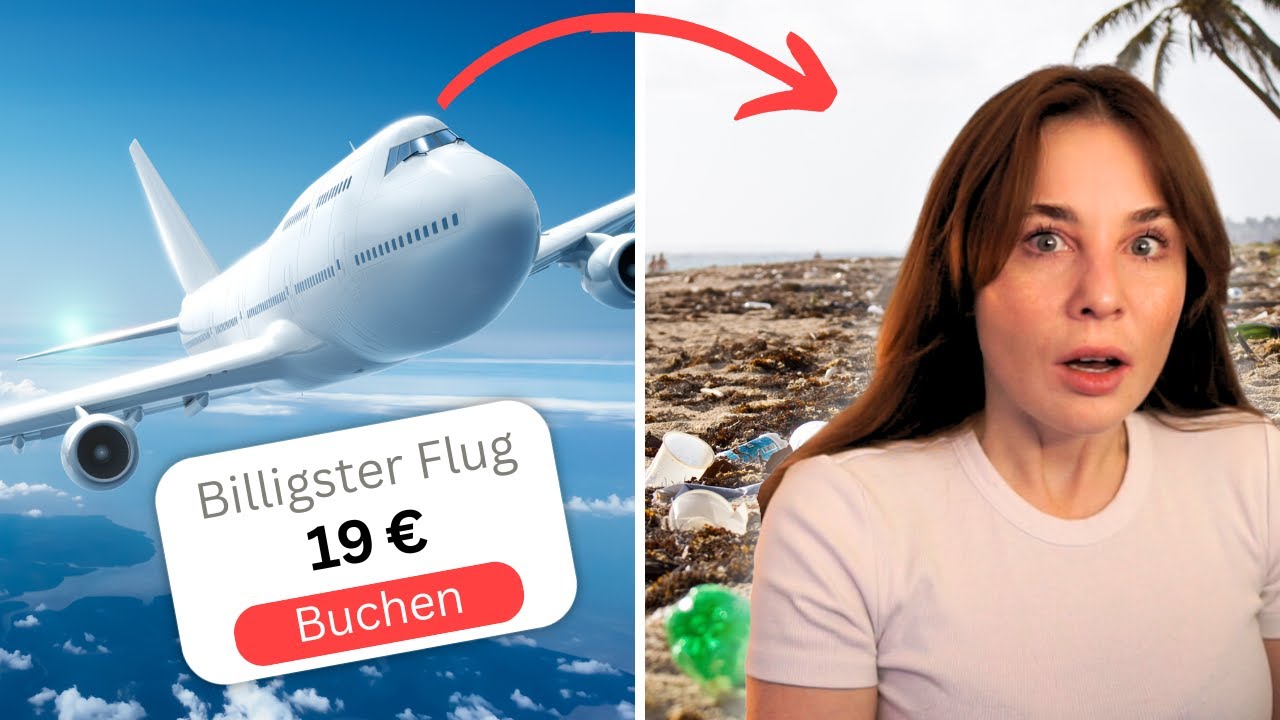 Verena am Strand — Thumbnail des Travelthon-Videos zu Tag 1